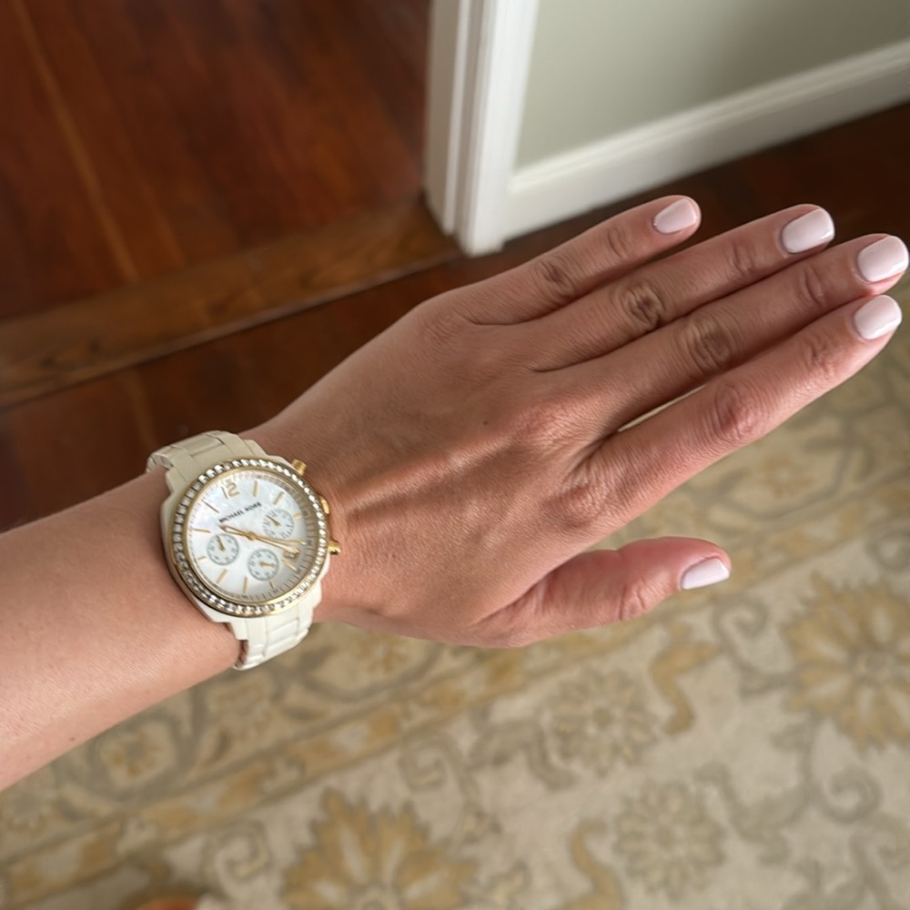 White Michael Kors Watch